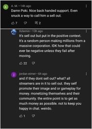 Is Poki being backhanded with her compliment? At least one user thought so (Image via YouTube)